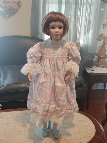 “amber” Vintage Porcelain Doll 29 By Laura Cobabe Hamilton Collection