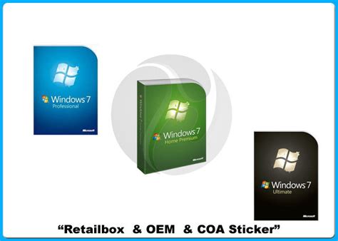 Original Windows 7 Professional 32bit X 64 Bit Retailbox Windows 7