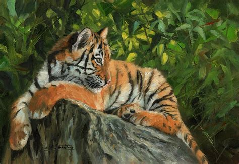Tiger Painting Oil Painting On Canvas Original Oil Painting Amur