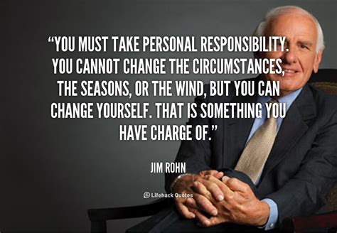Accepting Personal Responsibility Quotes Quotesgram