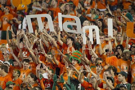 Miami Hurricanes Fans Arent Bandwagon Supporters Miami New Times