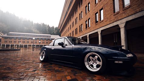 Wallpaper Sports Car Mazda Convertible Stance Mx 5 Miata