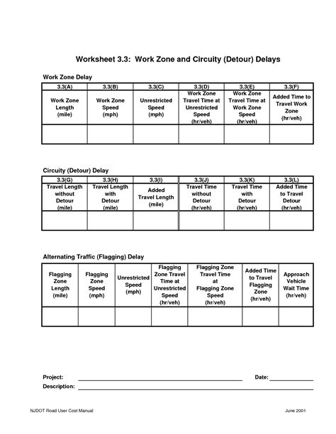 Free Time Zone Worksheets Printable