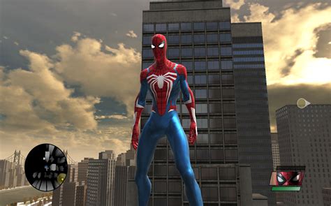 Marvels Spider Man 2 Advanced Suit Mod Spider Man Web Of Shadows Mods