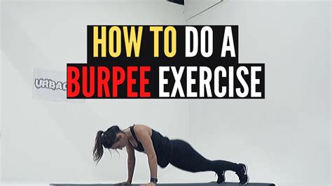 Burpee Exercise How To Tutorial By Urbacise Youtube