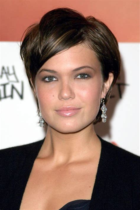 A soft and slightly graduated bob is a great haircut for round faces. Very Short Pixie Haircuts for Round Faces - 15+