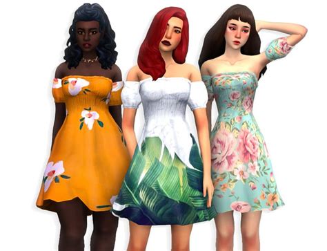 The Scuba Divers Wife Sims 4 Sims 4 Clothing Sims 4 Dresses