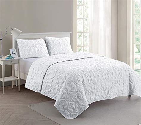 Vcny Home Quilt Set Ultra Soft Wrinkle Resistant And Breathable Bedding Lightweight For Hot