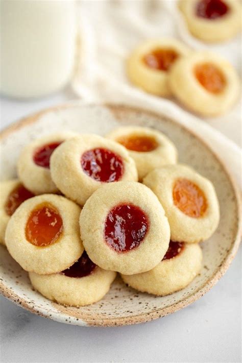 Soft And Delicious Buttery Shortbread Cookies Filled With Strawberry