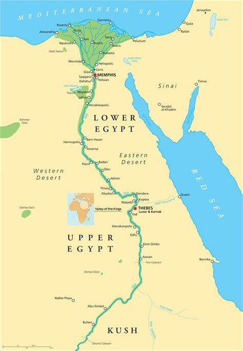 Learning Map Of Ancient Egypt Sixteenth Streets