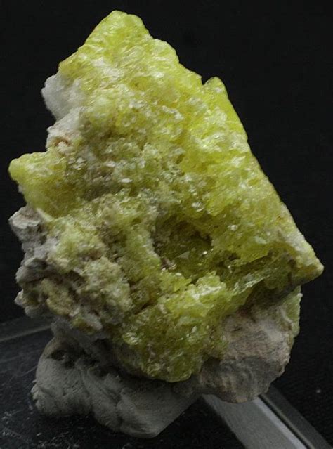 Canary Yellow Native Sulfur Crystals Nevada Mineral Specimen Etsy