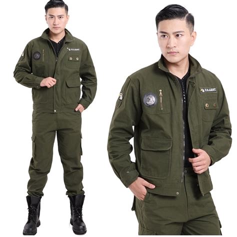 2015 Airborne Division Army Green Military Fans Dress Suit