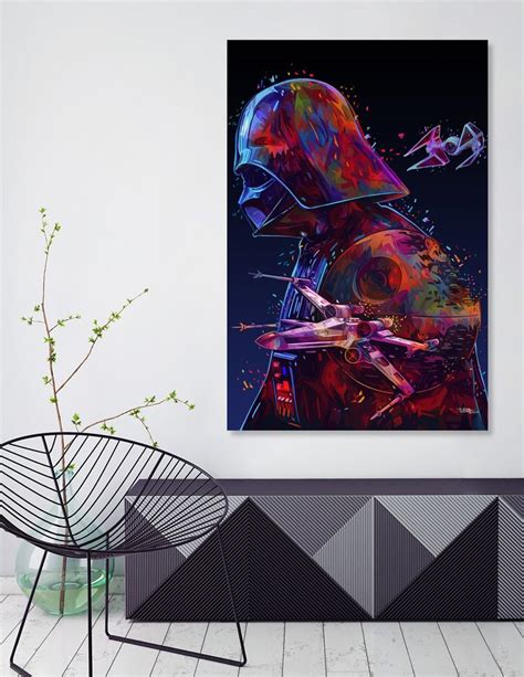 Star Wars Canvas Print By Alessandro Pautasso Numbered Edition From