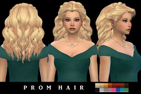 Sims 4 Hairs Leo 4 Sims Prom Hair