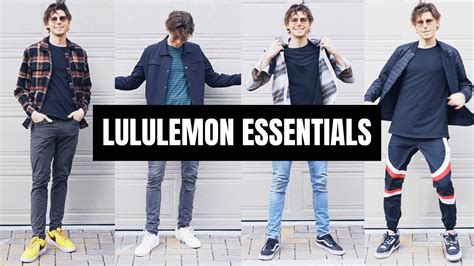 9 Lululemon Must Haves For Men How To Style Them For Everyday Youtube