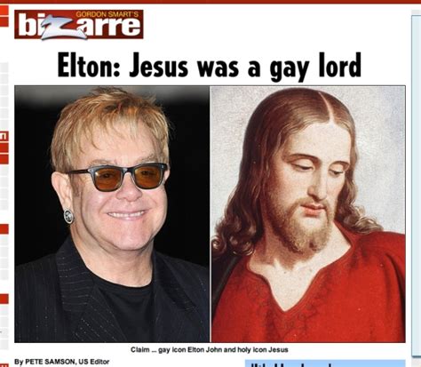 Jesus Was Gay Elton John Says So Xkv8r The Retired Blog Of Robert R Cargill Ph D