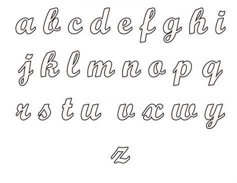 Letra Cursiva Para Imprimir Moldes Grátis Do Alfabeto Graffiti Lettering Fonts Hand Lettering