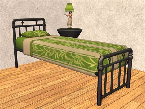 Theninthwavesims The Sims 2 Ts4 Metal Frame Bed Converted To Ts2