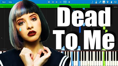 Melanie Martinez Dead To Me Synthesia Piano Tutorial Youtube