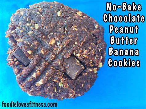 No Bake Chocolate Peanut Butter Banana Cookies Vegan Gluten Free