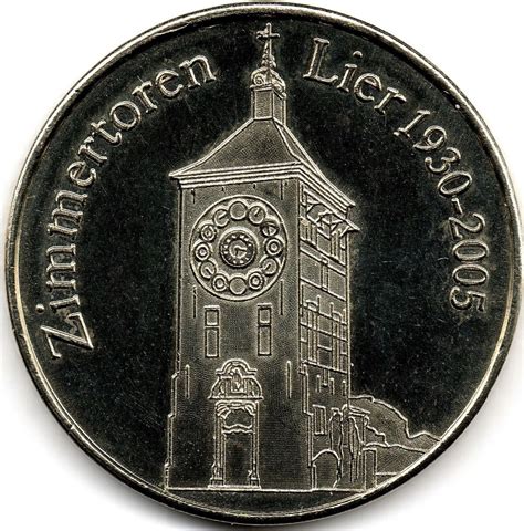 Belgian Heritage Collectors Coin Lier Zimmertoren Bélgica Numista