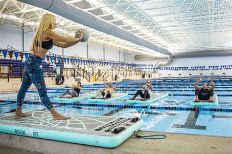 A Balancing Act: Floating Fitness Platforms Provide Intense Cardio in the Pool| Aquatics ...