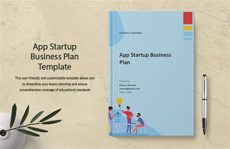 App Business Plan Template In Apple Pages Imac Free Download