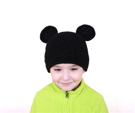 Crochet Mickey Mouse Ears Hat Pattern Mommy And Me Etsy