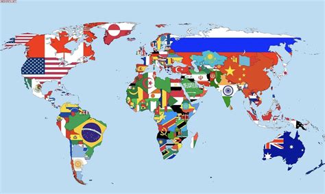 Mapa De Paises Del Mundo