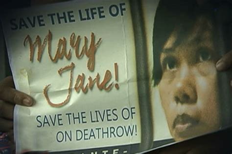 Ph Not Losing Hope On Saving Mary Jane Veloso Abs Cbn News