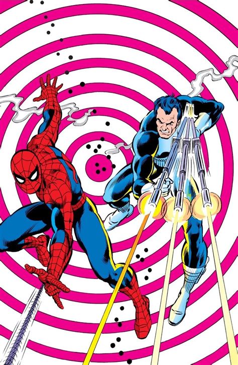 Spider Man And Punisher Art By Jim Mooney 1979 Heróis Marvel Marvel