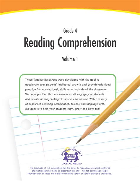 Free Printable Fourth Grade Reading Comprehension Worksheets K5