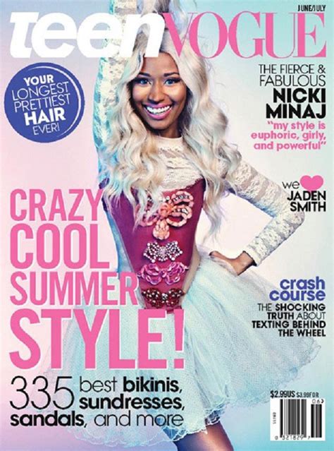 Nicki Minaj Covers Teen Vogue Magazine