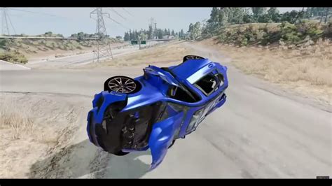 Extreme Car Crashes Compilation 22 Beamng Drive Crashes Youtube