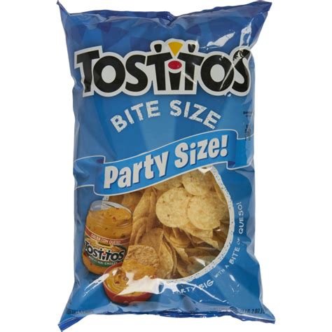tostitos 18 oz party size bite size tortilla chips by tostitos at fleet farm