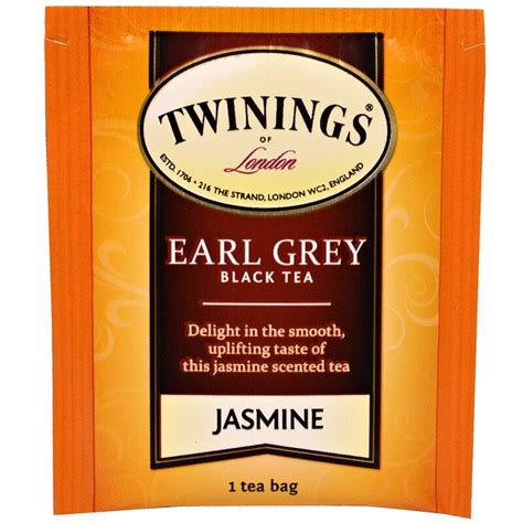 Twinings Black Tea Earl Grey Jasmine 20 Tea Bags 141 Oz 40 G Iherb