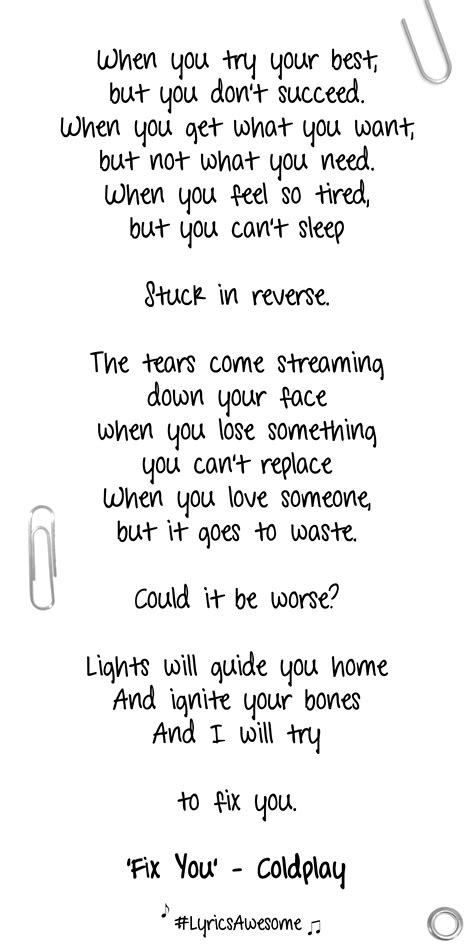 Stream fix you by vicetone from desktop or your mobile device. Coldplay Quotes Fix You. QuotesGram