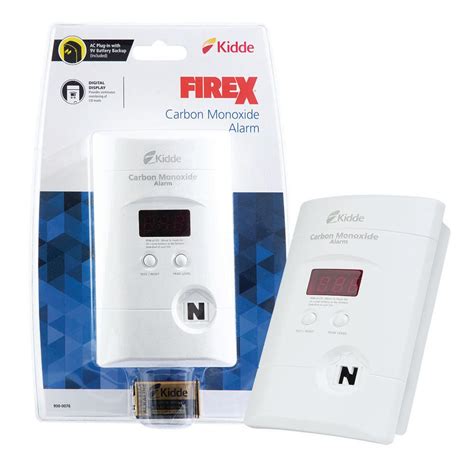 Kidde Firex Plug In Carbon Monoxide Detector With 9 Volt Battery Backup