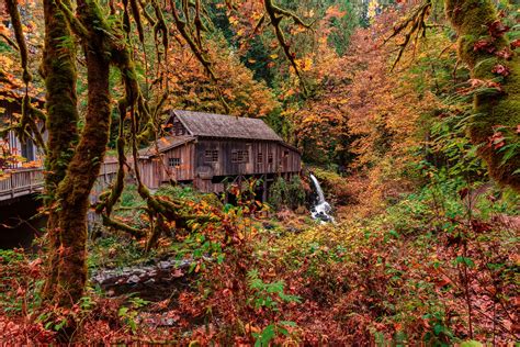 Grist Mill Fall Colors Getty Photography