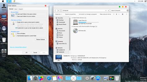 Mac Os X El Capitan Theme For Win7 By Hamed1987s On Deviantart