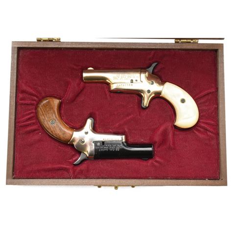 Pair Of Colt Derringer 22 Short Caliber Pistol For Sale