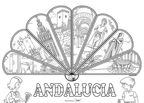 Al Andalus Spanish Culture Spain Holidays Coloring Pictures Spain