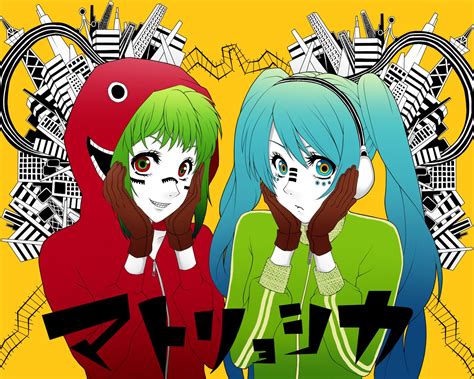 Another Gumi And Miku Picture From Matryoshka Hatsune Miku Miki Some