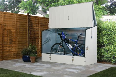 Buy Secure Metal Bike Storage Sheds And Boxes Trimetals Uk
