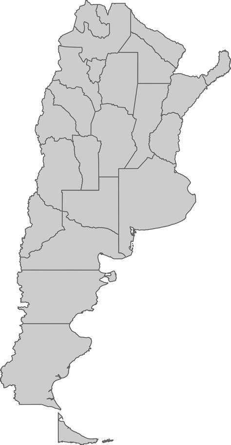 Mapa De Argentina Con División Política Stanser