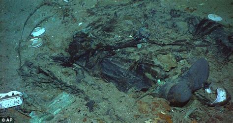 Haunting Pictures Of Boots And A Coat At Titanic Wreck Site Illustrate