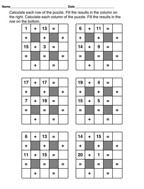 Free interactive exercises to practice online or download as pdf to print. Math Puzzles Printable For Kids | Kiddo Shelter | Fun math ...