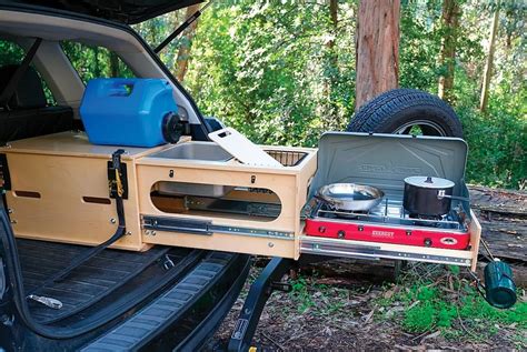 This Pull Out Kitchen Turns Almost Any Suv Into A Great Car Camper