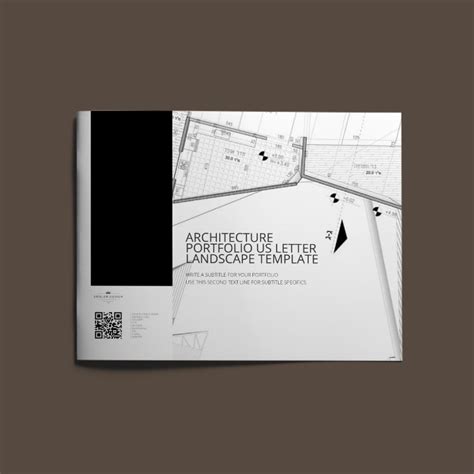 You can easily print it or publish it online. Architecture Portfolio US Letter Landscape Template ...