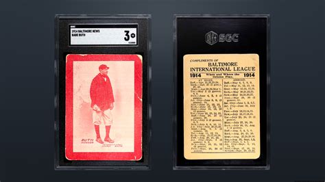 babe ruth 1914 card most valuable ever at 6 million sale valuation